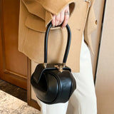 Retro Casual Handbag Shoulder Bag Mini Dumplings Tote Purse