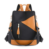 Casual Nylon Backpack for Girls - Large Capacity High School Bag
