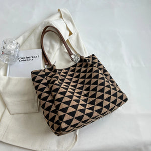 Vintage Women's Shoulder Bag Fashionable Ladies Shopping Bag