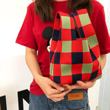 Knitting Shoulder Bag Crossbody Purse