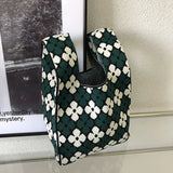 Knitting Shoulder Bag Crossbody Purse
