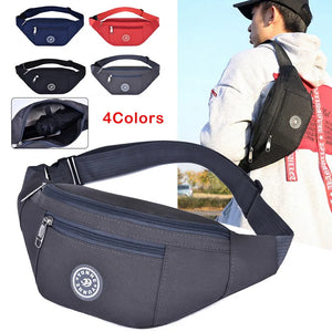 Colorful Bum Chest Bag Nylon Waist Bag Women Belt Bag Men Fanny Pack