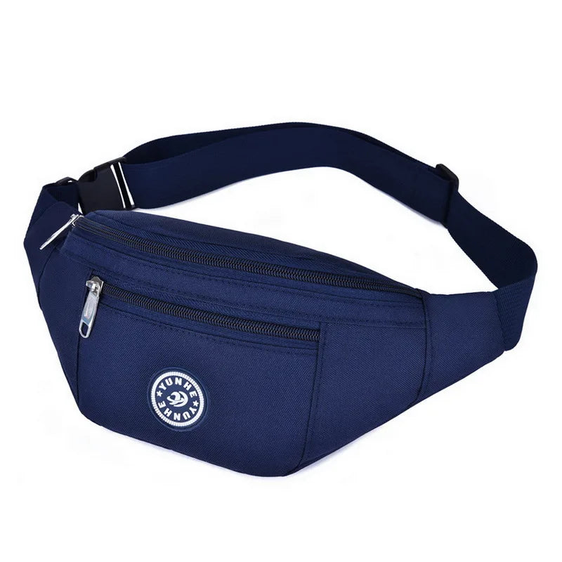 Colorful Bum Chest Bag Nylon Waist Bag Women Belt Bag Men Fanny Pack
