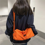 Nylon Shoulder Bag Cross Body Handbags Solid Crossbody Bag