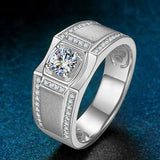 2 Carats Zircon Diamonds Gemstones Rings for Men
