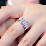 2 Carats Zircon Diamonds Gemstones Rings for Men