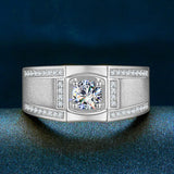 2 Carats Zircon Diamonds Gemstones Rings for Men