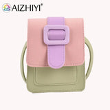 Casual PU Leather Crossbody Bag Mini Shoulder Bag for Women