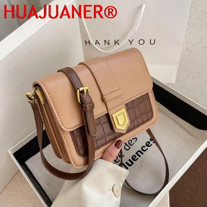 Leather Crossbody Bags For Women Stone Pattern Cross Body Bag