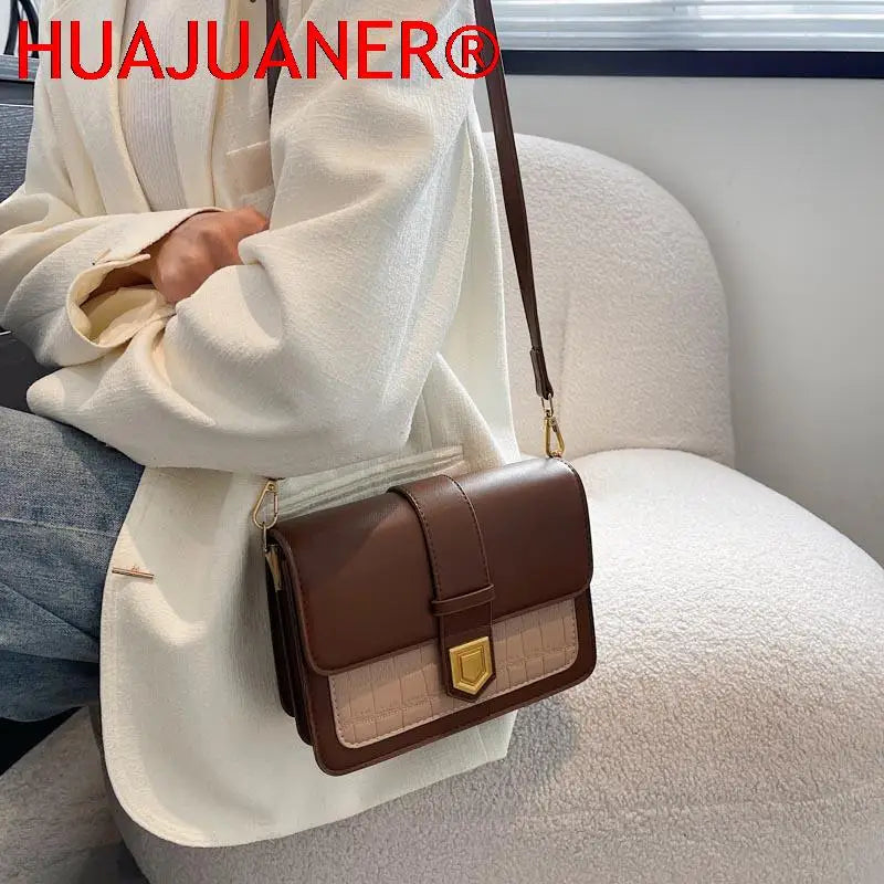 Leather Crossbody Bags For Women Stone Pattern Cross Body Bag