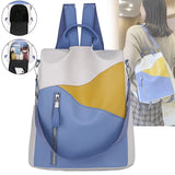 PU Soft Leather Women Backpack Casual Large-capacity Anti-theft Travel Bag