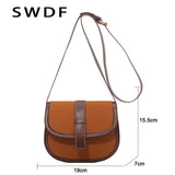 Women's Crossbody Bag PU Leather Travel Handbag Shoulder Bag