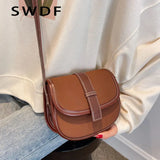 Women's Crossbody Bag PU Leather Travel Handbag Shoulder Bag