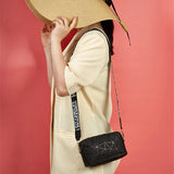 Geometry Small Crossbody Bag Shoulder Bags Purse PU Leather Handbag