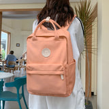 Student Female Backpack Waterproof Women School Bag Lady Laptop Book