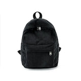 Corduroy Backpack for Women Teenger Girl Travel School Bags