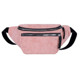 Corduroy Fanny Chest Pack Crossbody Bag Lightweight Daily