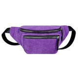 Corduroy Fanny Chest Pack Crossbody Bag Lightweight Daily