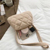 Casual Quilted Nylon Commute Bag for Women