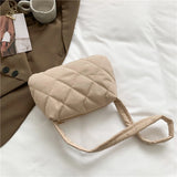 Casual Quilted Nylon Commute Bag for Women