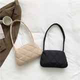Casual Quilted Nylon Commute Bag for Women