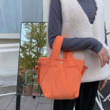 Cotton Padded Bags Small Candy Women Shoulder Bag Lady Tote Handbags Crossbody