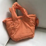 Cotton Padded Bags Small Candy Women Shoulder Bag Lady Tote Handbags Crossbody