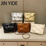 Cotton Padded Shoulder Bag Down Quilted Crossbody Bags for Women