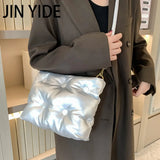 Cotton Padded Shoulder Bag Down Quilted Crossbody Bags for Women
