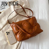Cotton Padded Shoulder Bag Down Quilted Crossbody Bags for Women