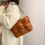 Cotton Padded Shoulder Bag Down Quilted Crossbody Bags for Women