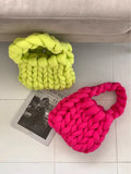 Chain Women Shoulder Bag Crochet Hand-woven Messenger Bag