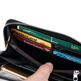 Cow Leather Women RFID Phone Bag Shoulder Purse Wallet Case