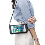 Cow Leather Women RFID Phone Bag Shoulder Purse Wallet Case
