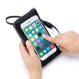Cow Leather Women RFID Phone Bag Shoulder Purse Wallet Case