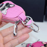 Cow Leather Key Wallet Cartoon animal Car Key Pouch