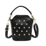 Cowhide Backpack Diamond Shoulder Bag Women's Messenger Bag