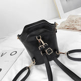 Cowhide Backpack Diamond Shoulder Bag Women's Messenger Bag