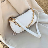 Crocodile Pattern Mini PU Leather Shoulder Bag for Women