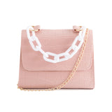 Crocodile Pattern Female Handbag Small Square Bag for Women