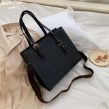 Crocodile Pattern Women Handbag Leather Ladies Hand Bags