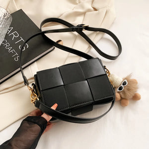 Woven Cross Bag Shoulder Bag Ladies Messenger Bag Tote Bag