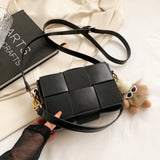 Woven Cross Bag Shoulder Bag Ladies Messenger Bag Tote Bag