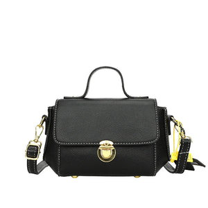 Cow Leather Crossbody Bag for Women Beige