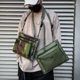 Canvas Cross Chest Bag Hip Hop Tactical Streetwear