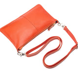 Women's Leather Mini Clutch Evening Bag Crossbody