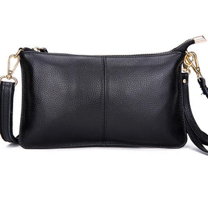 Women's Leather Mini Clutch Evening Bag Crossbody