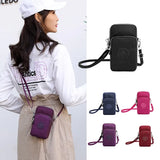 Women's Crossbody Phone Bag Running Arm Belt Travel Wallet