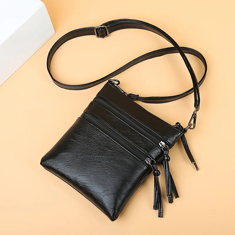 Crossbody Bag PU Leather Female Phone Purse Bags Women Messenger Small Handbags