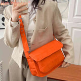 Embroidered Rhombus Crossbody Bag with Adjustable Strap